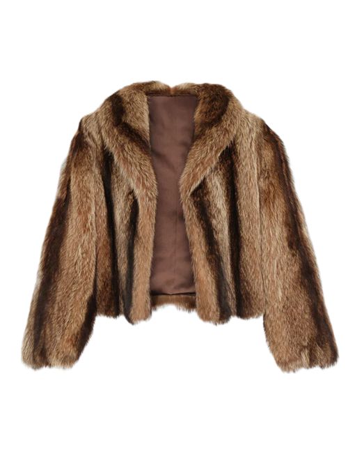 Giacca Pelliccia upcycled natural marmot IACOPA Jacopa | MARMOTPEARL WHITE